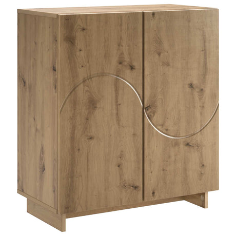 Wooden Storage Cabinet 67cm Wide With 2 Doors - Vantage Home