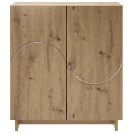 Wooden Storage Cabinet 67cm Wide With 2 Doors - Vantage Home