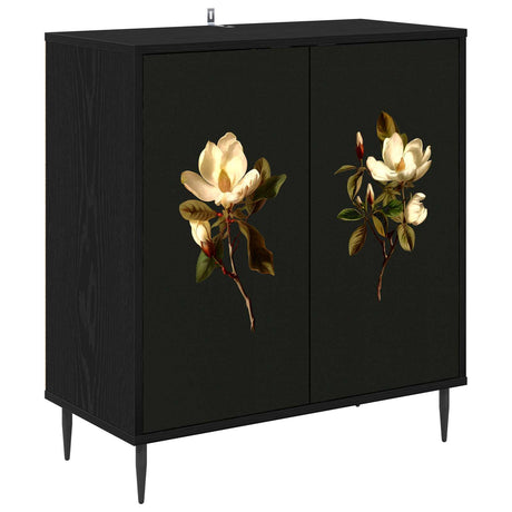 Wooden Storage Cabinet 69cm Wide With 2 Doors And Raised Feet - Bremen