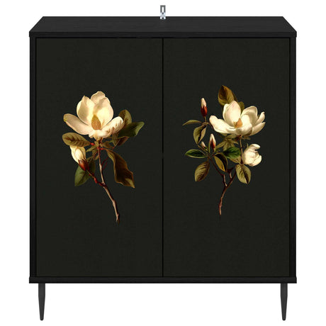 Wooden Storage Cabinet 69cm Wide With 2 Doors And Raised Feet - Bremen