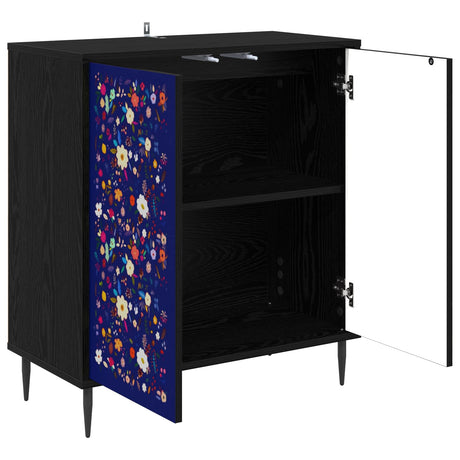 Wooden Storage Cabinet 69cm Wide With 2 Doors And Raised Feet - Mainz