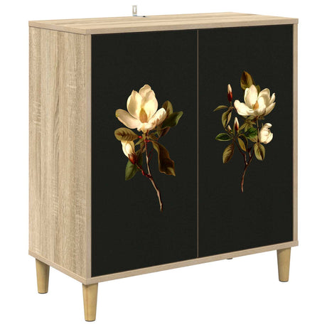 Wooden Storage Cabinet 69cm Wide With 2 Doors - Bremen