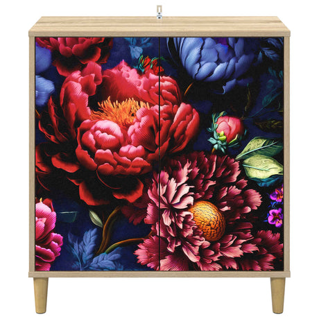 Wooden Storage Cabinet 69cm Wide With 2 Doors - Kiel