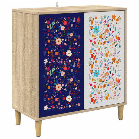 Wooden Storage Cabinet 69cm Wide With 2 Doors - Mainz