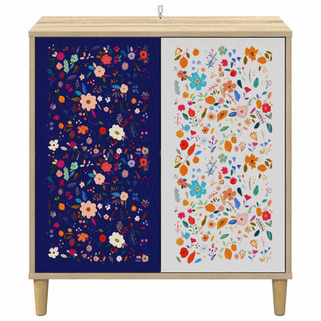 Wooden Storage Cabinet 69cm Wide With 2 Doors - Mainz