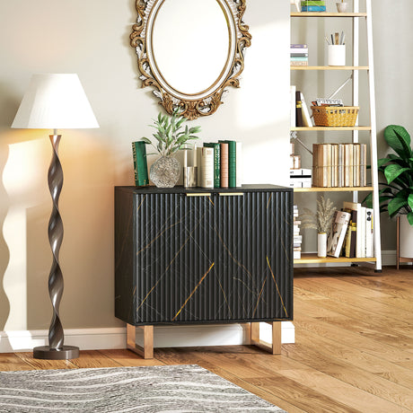 Wooden Storage Cabinet 76.5cm Wide With Bedside Cabinet - Velmora