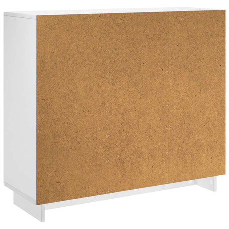 Wooden Storage Cabinet 85.5cm Wide With 2 Doors And 3 Drawers - Vantage Home