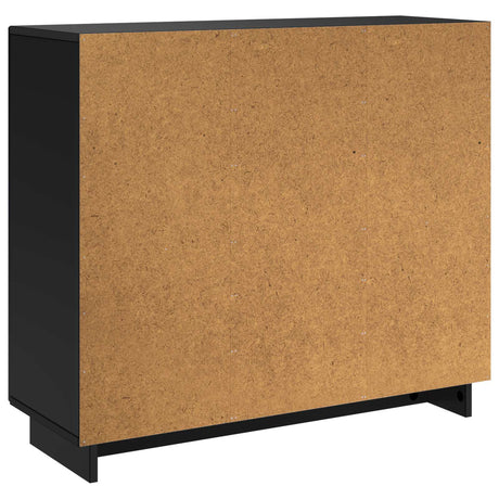 Wooden Storage Cabinet 85.5cm Wide With 2 Doors And 3 Drawers - Vantage Home