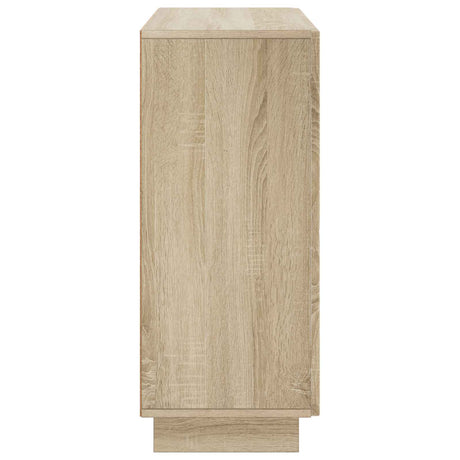 Wooden Storage Cabinet 85.5cm Wide With 2 Doors And 3 Drawers - Vantage Home
