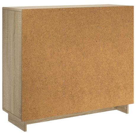 Wooden Storage Cabinet 85.5cm Wide With 2 Doors And 3 Drawers - Vantage Home