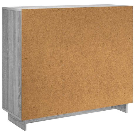 Wooden Storage Cabinet 85.5cm Wide With 2 Doors And 3 Drawers - Vantage Home
