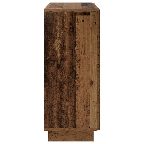 Wooden Storage Cabinet 85.5cm Wide With 2 Doors And 3 Drawers - Vantage Home
