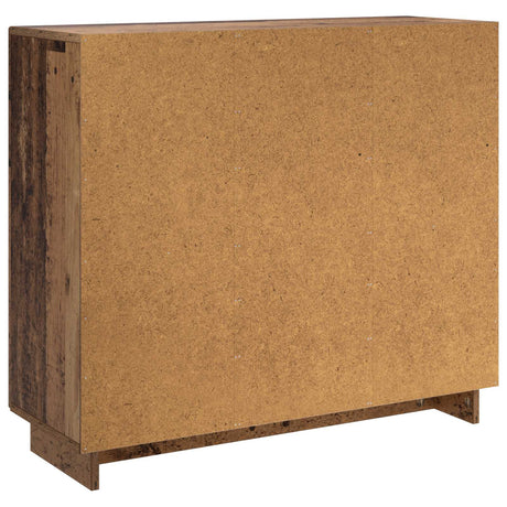 Wooden Storage Cabinet 85.5cm Wide With 2 Doors And 3 Drawers - Vantage Home