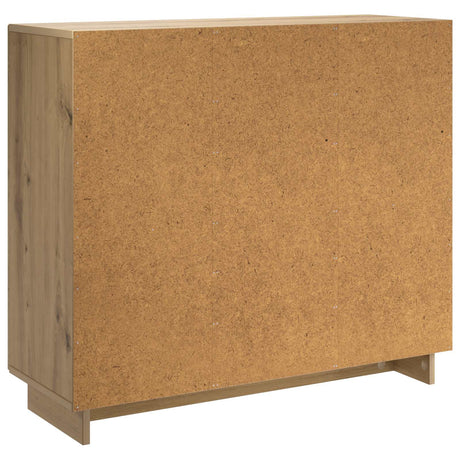 Wooden Storage Cabinet 85.5cm Wide With 2 Doors And 3 Drawers - Vantage Home