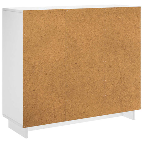 Wooden Storage Cabinet 85.5cm Wide With 3 Doors - Vantage Home