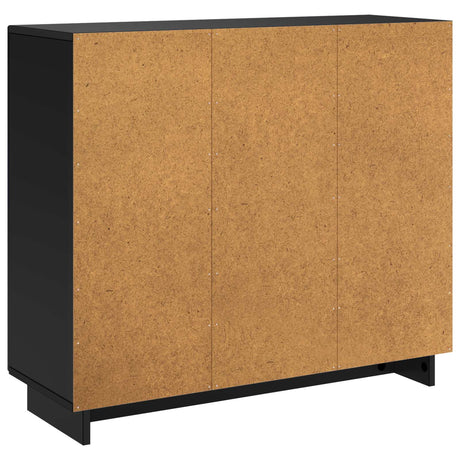 Wooden Storage Cabinet 85.5cm Wide With 3 Doors - Vantage Home