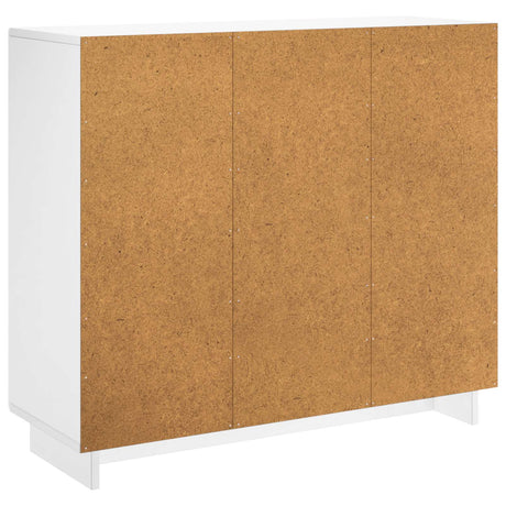 Wooden Storage Cabinet 85.5cm Wide With 3 Doors - Vantage Home