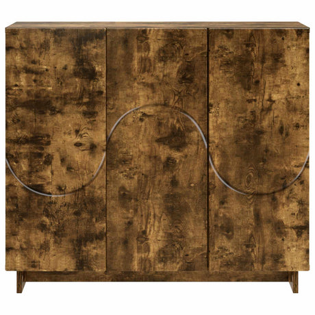 Wooden Storage Cabinet 85.5cm Wide With 3 Doors - Vantage Home