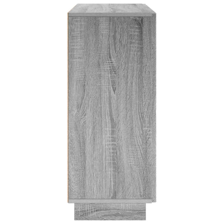 Wooden Storage Cabinet 85.5cm Wide With 3 Doors - Vantage Home