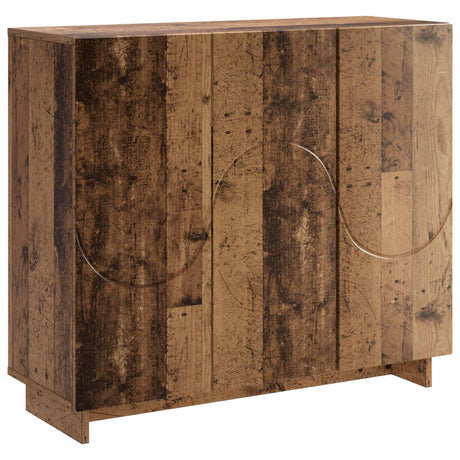 Wooden Storage Cabinet 85.5cm Wide With 3 Doors - Vantage Home