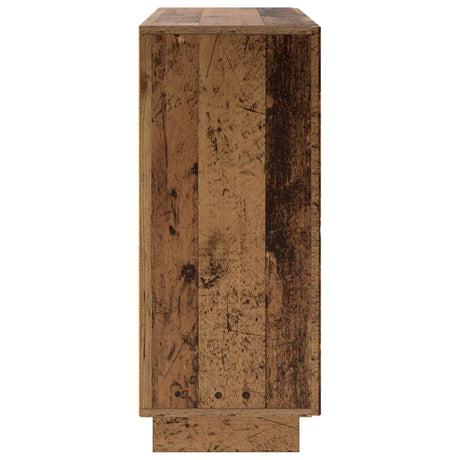 Wooden Storage Cabinet 85.5cm Wide With 3 Doors - Vantage Home