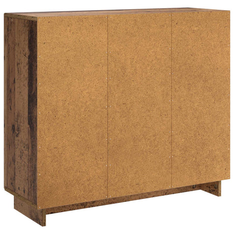 Wooden Storage Cabinet 85.5cm Wide With 3 Doors - Vantage Home