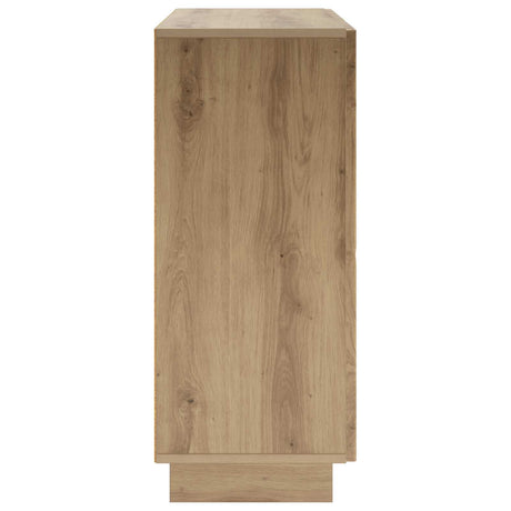 Wooden Storage Cabinet 85.5cm Wide With 3 Doors - Vantage Home