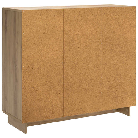 Wooden Storage Cabinet 85.5cm Wide With 3 Doors - Vantage Home