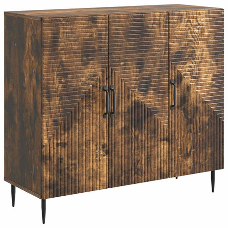 Wooden Storage Cabinet 89cm Wide With 3 Doors - Vantage Home