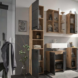 Wooden Storage Cabinet Bathroom With 2 Doors - Vista