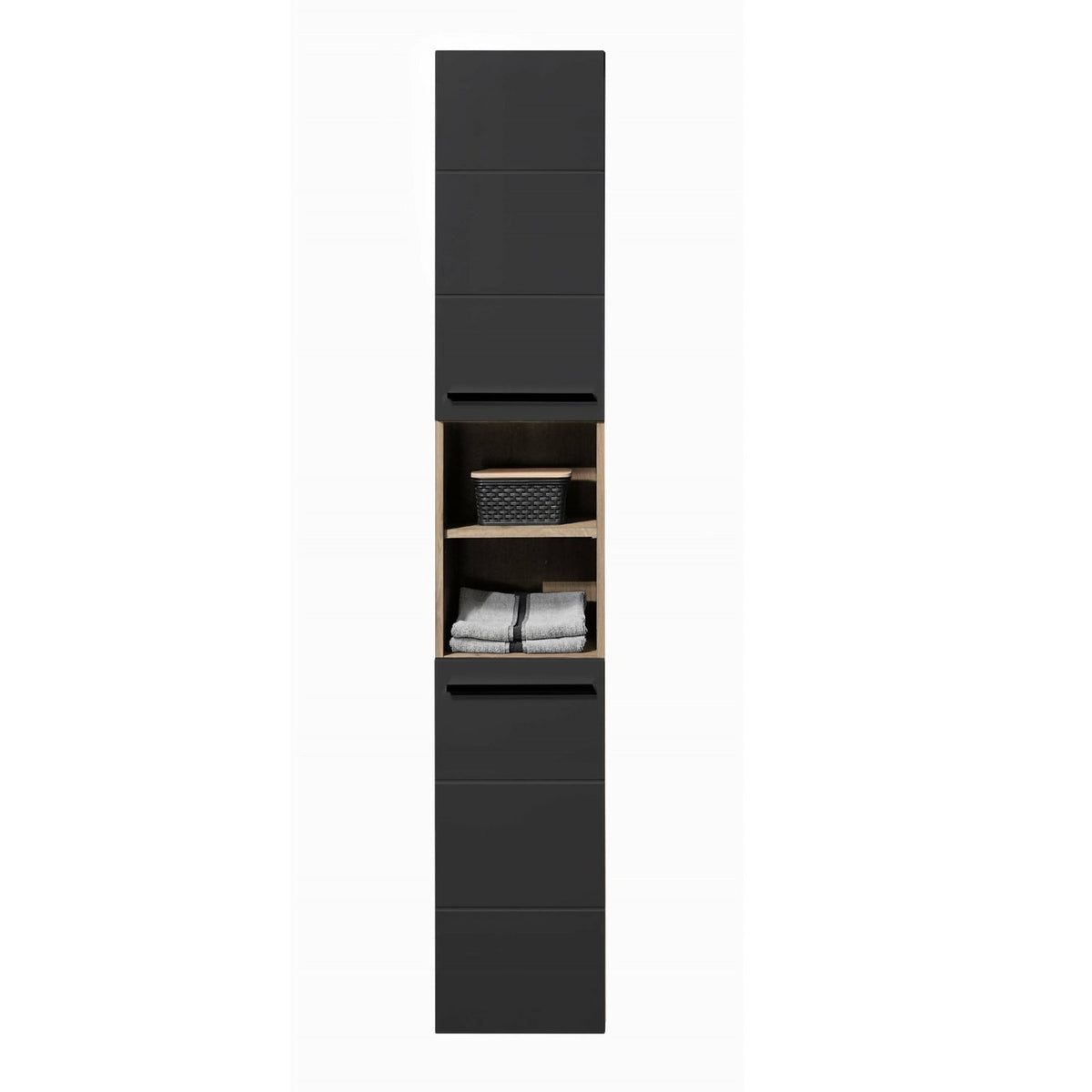 Wooden Storage Cabinet Bathroom With 2 Doors - Vista