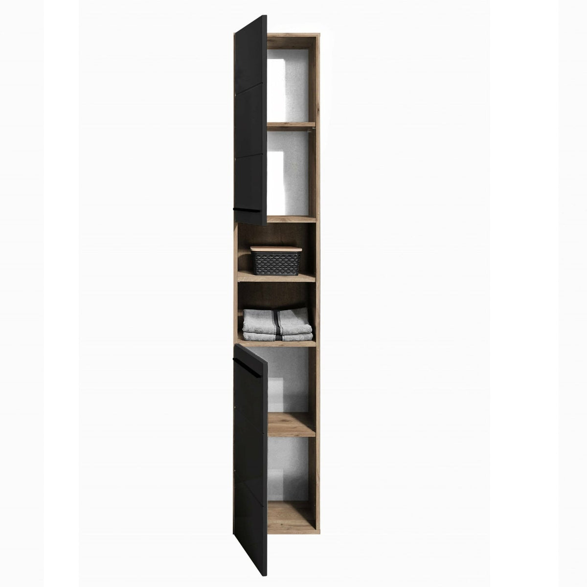 Wooden Storage Cabinet Bathroom With 2 Doors - Vista