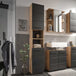 Wooden Storage Cabinet Bathroom With 2 Doors - Vista