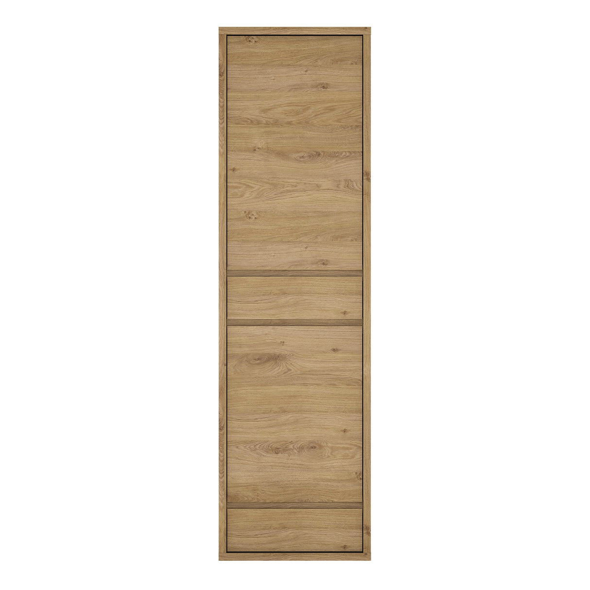 Wooden Storage Cabinet Narrow With 2 Doors And 2 Drawers - Shetland
