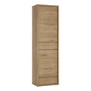 Wooden Storage Cabinet Narrow With 2 Doors And 2 Drawers - Shetland