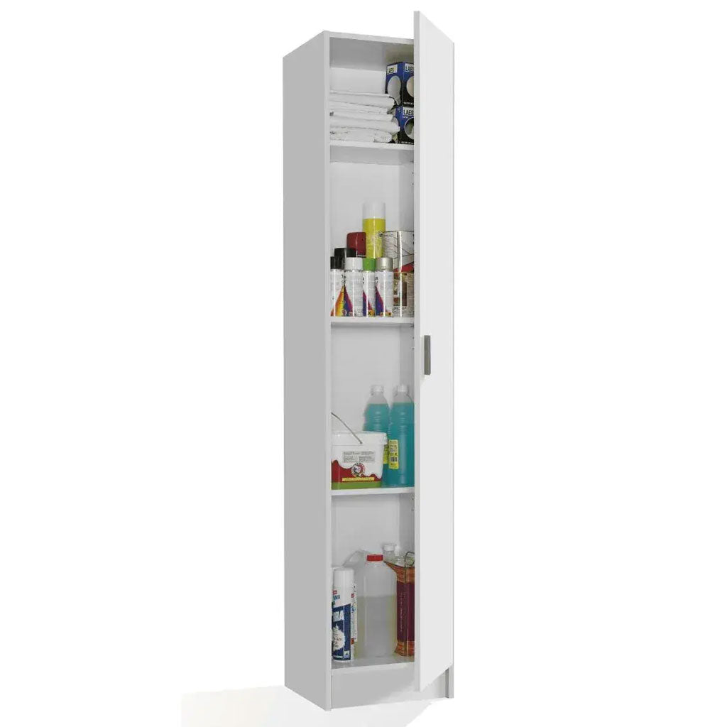 Wooden Storage Cabinet Narrow With 1 Door - Murrieta