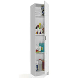 Wooden Storage Cabinet Narrow With 1 Door - Murrieta