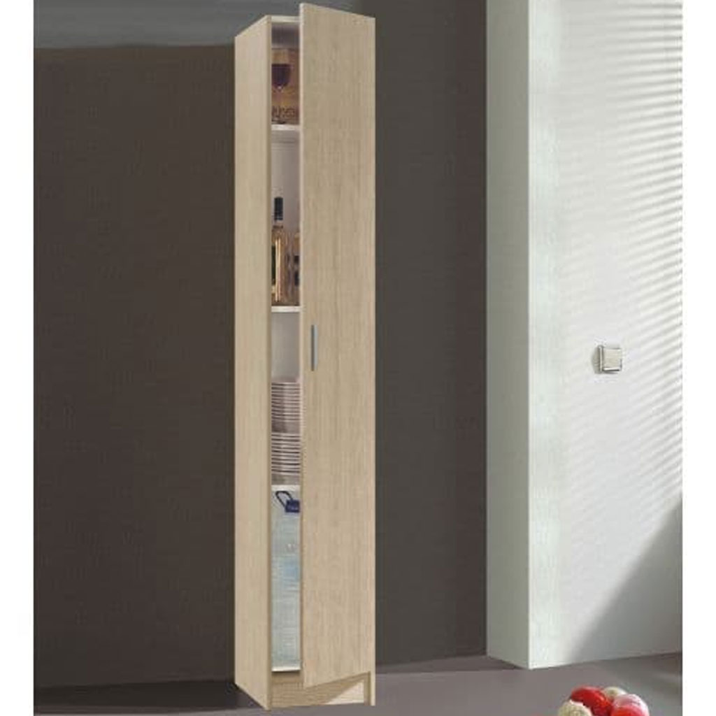 Wooden Storage Cabinet Narrow With 1 Door - Murrieta