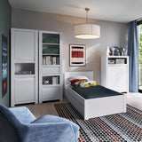 Wooden Storage Cabinet Tall With 2 Doors - Novi