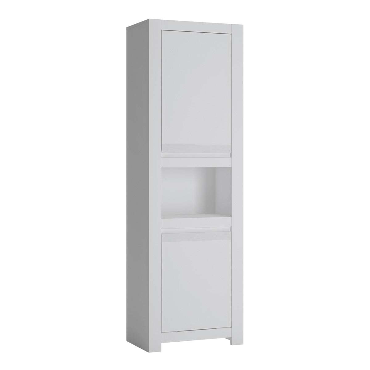 Wooden Storage Cabinet Tall With 2 Doors - Novi
