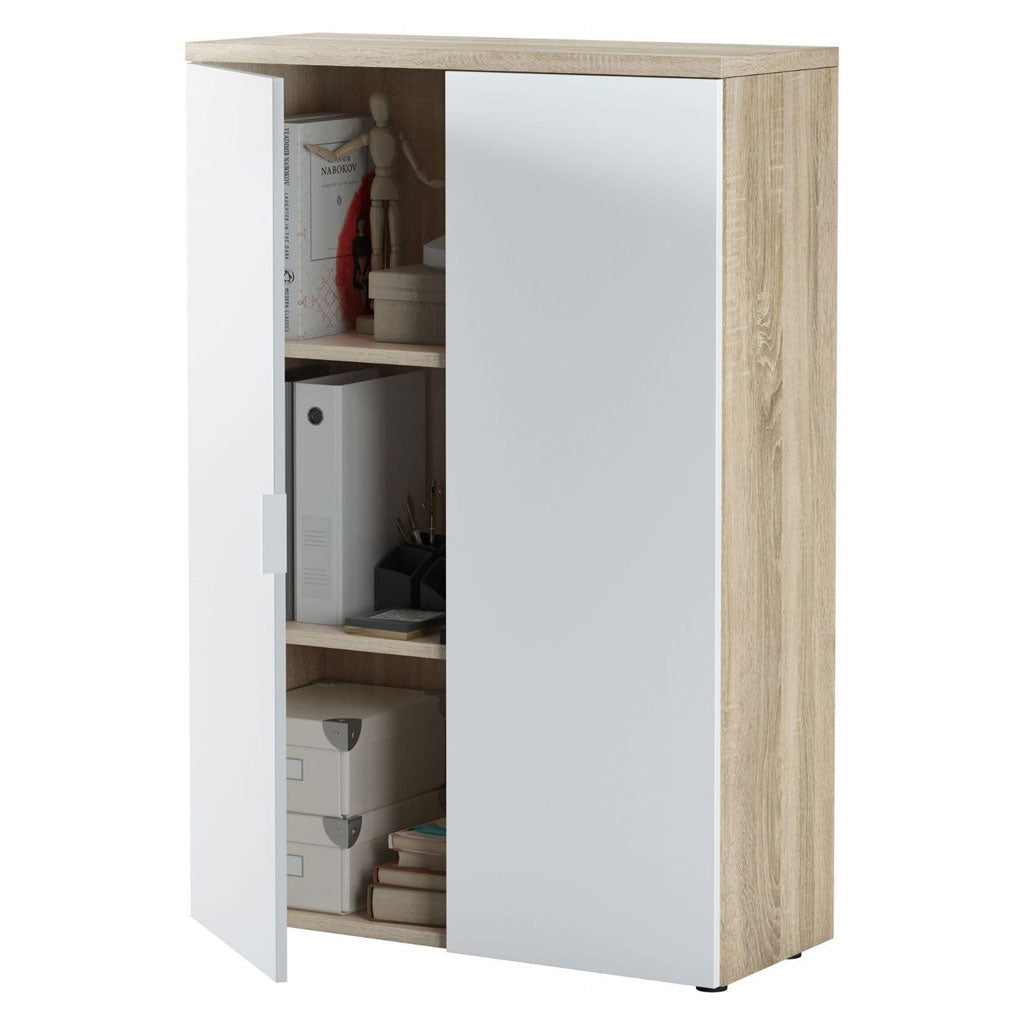 Wooden Storage Cabinet With 2 Doors - Sienna