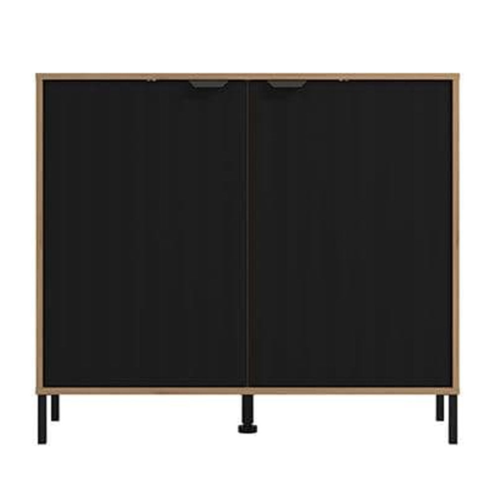 Wooden Storage Cabinet With 2 Doors - Velamina