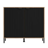 Wooden Storage Cabinet With 2 Doors - Velamina