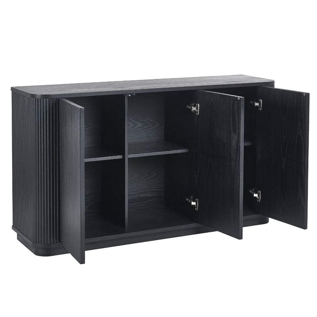 Wooden Storage Cabinet With 3 Doors - Louis