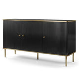Wooden Storage Cabinet With 3 Doors - Madison