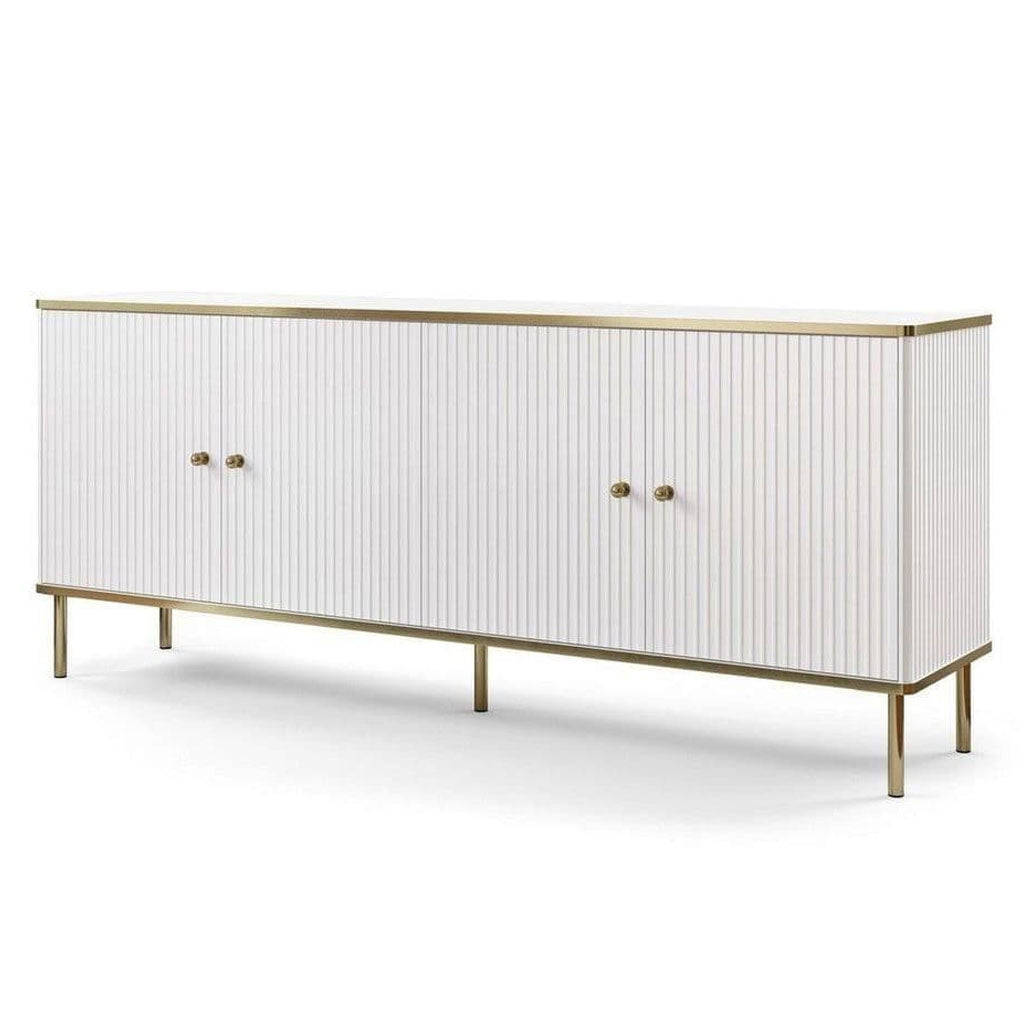 Wooden Storage Cabinet With 4 Doors - Madison