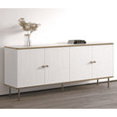 Wooden Storage Cabinet With 4 Doors - Madison