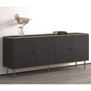 Wooden Storage Cabinet With 4 Doors - Madison