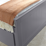 Wooden Storage Single Bed With 3 Pull-Out Drawers - Enzo