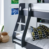Wooden Storage Triple Sleeper Bunk Bed With Pull-Out Storage Drawer - Oliver